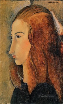 retrato de jeanne hebuterne 1918 Amedeo Modigliani Pinturas al óleo